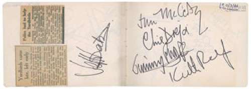 1960s British Rock Autograph Book