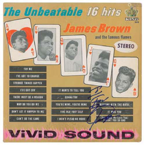 James Brown Signed Album