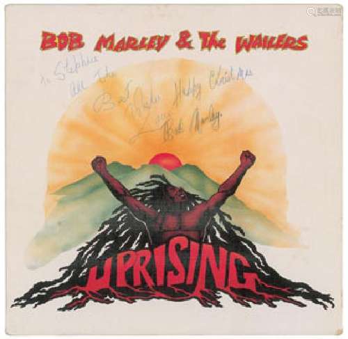 Bob Marley Signed Album