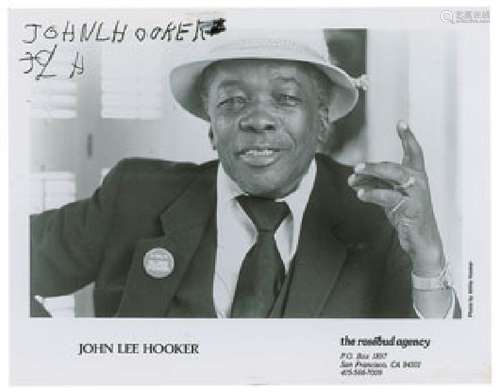 John Lee Hooker Signed Photograph