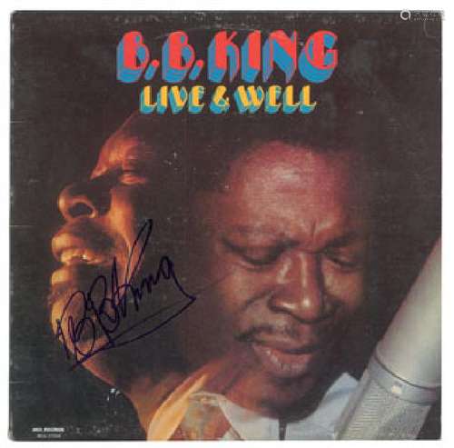 B. B. King Signed Album