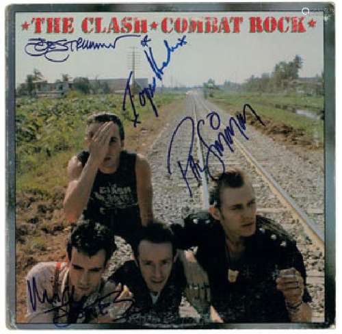 The Clash Signed Album