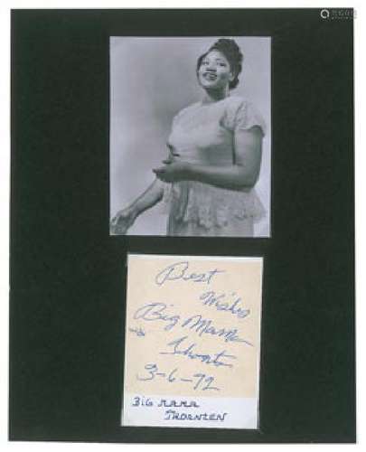 Big Mama Thornton Signature