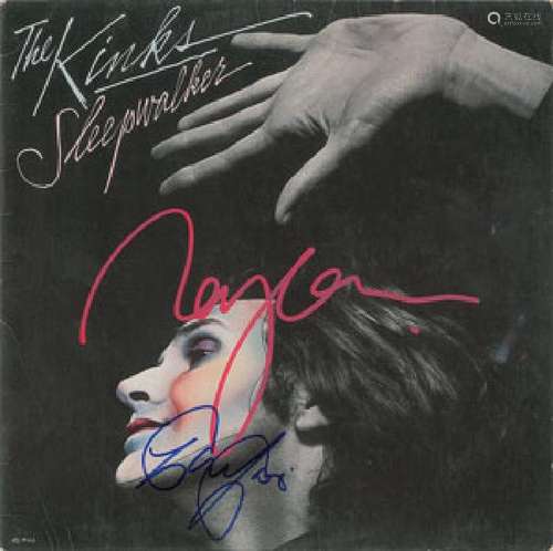 The Kinks Signed Album and Pickguard