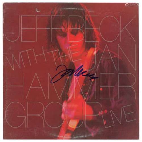 Jeff Beck Signed Album