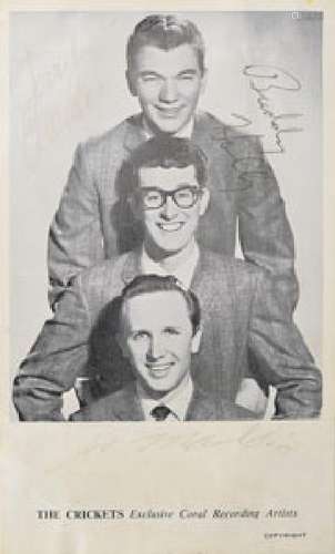 Buddy Holly and the Crickets Signed Photograph