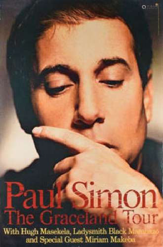 Paul Simon Graceland Promo Poster