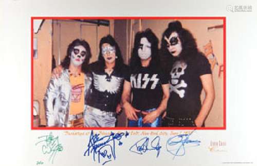 KISS Signed Poster