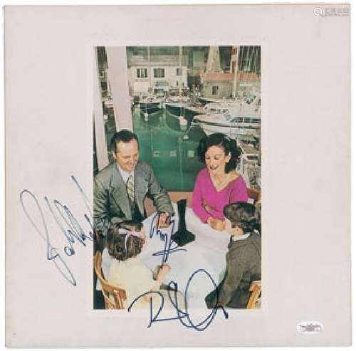 Led Zeppelin Signed Album