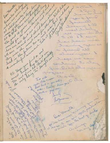 Bob Dylan Signed Yearbook