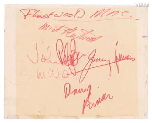 Fleetwood Mac Signatures