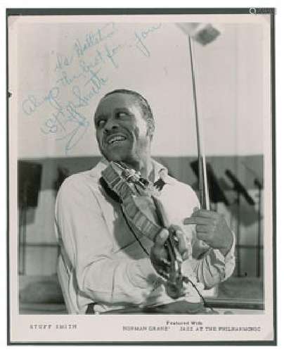 Stuff Smith Signed Photograph