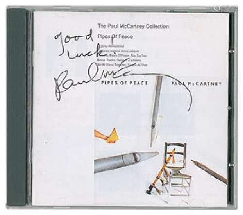 Paul McCartney Signed CD