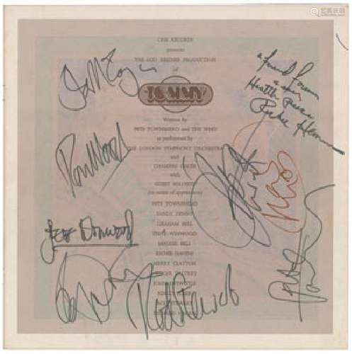 The Who Signed Album Booklet