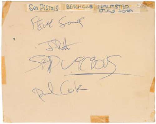 The Sex Pistols Signatures