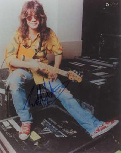 Eddie Van Halen Signed Photograph