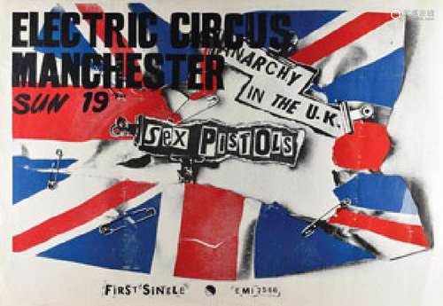 The Sex Pistols 1976 'Anarchy in the U.K.' Electric