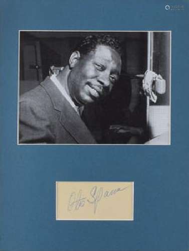 Otis Spann Signature