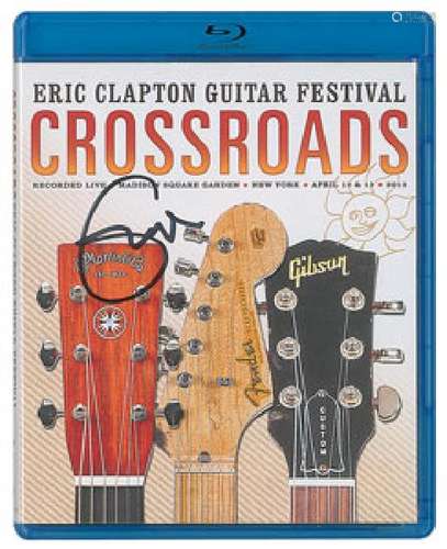 Eric Clapton Signed Blu-ray