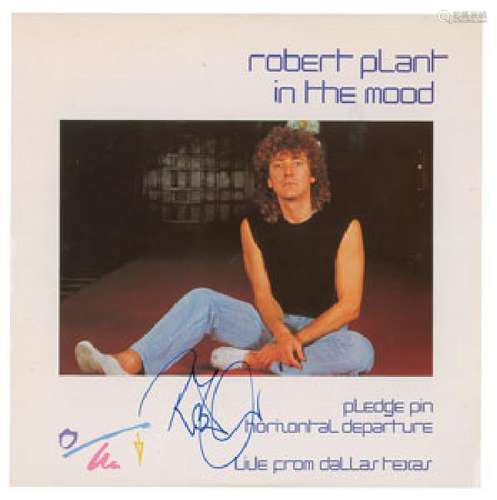 Robert Plant Signed Album