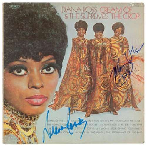 The Supremes: Diana Ross and Mary Wilson Signed Albums