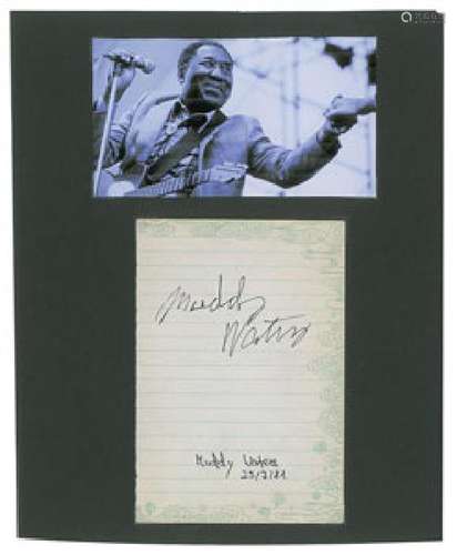 Muddy Waters Signature