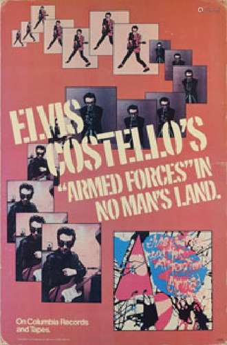 Elvis Costello and the Attractions 1979 Standee