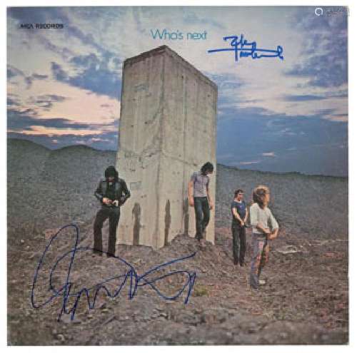 The Who: Daltrey and Townshend Signed Album