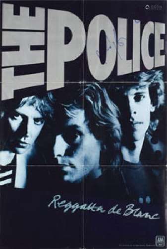 The Police Signed 45 RPM Record