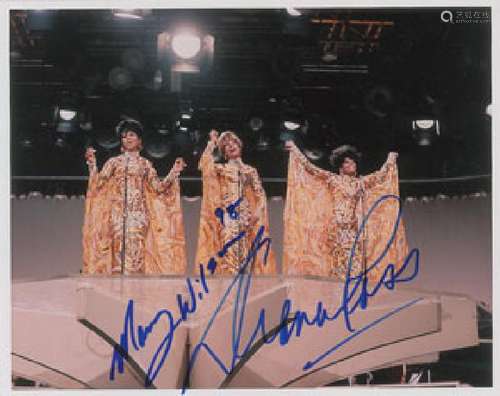 The Supremes: Diana Ross and Mary Wilson Signed