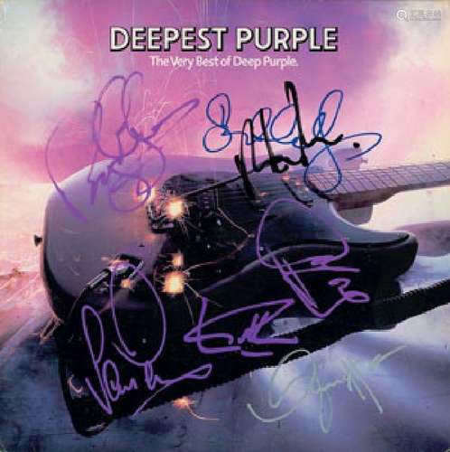 Deep Purple Signed Album