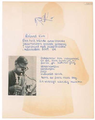 Rahsaan Roland Kirk Signature