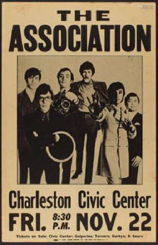 The Association 1968 Charleston Poster