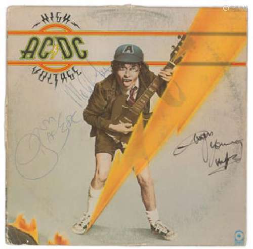 AC/DC Signed Album