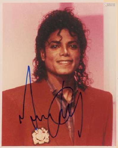 Michael Jackson Signed Photograph