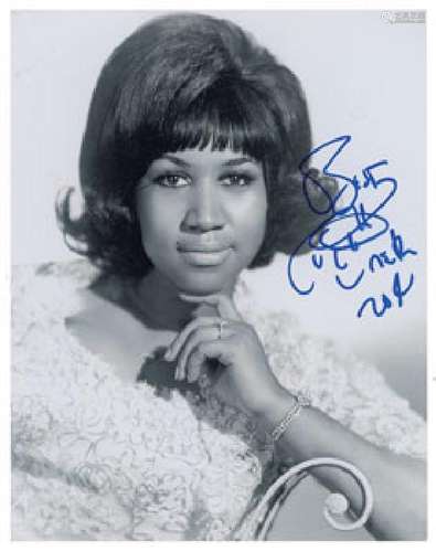 Aretha Franklin Signed Photograph