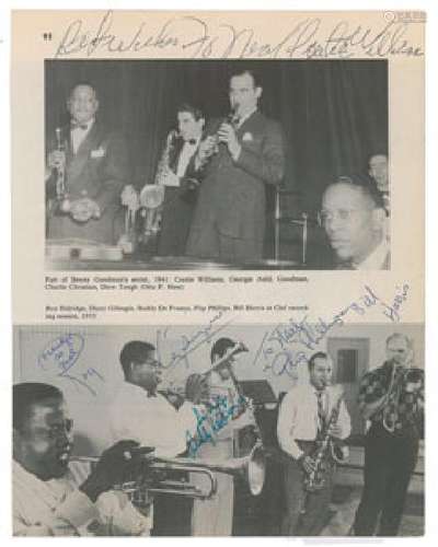 Clef Recording Signed Photograph