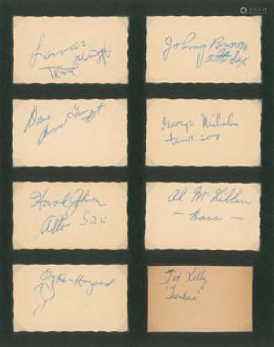 Dizzy Gillespie and Band Signatures