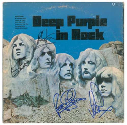 Deep Purple Signed Album