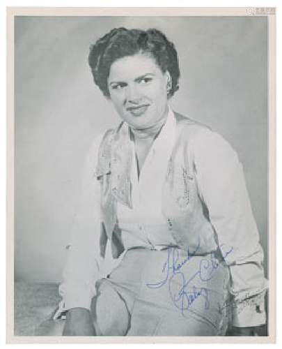 Patsy Cline Signed Photograph