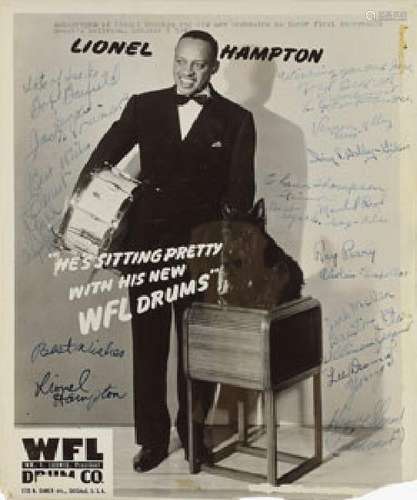 Lionel Hampton Orchestra Signed Photograph