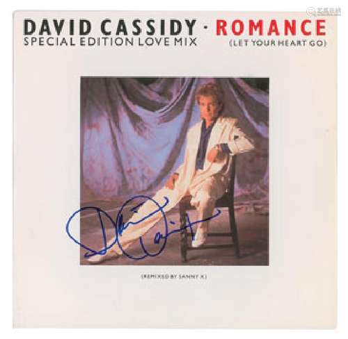 David Cassidy Signed Album