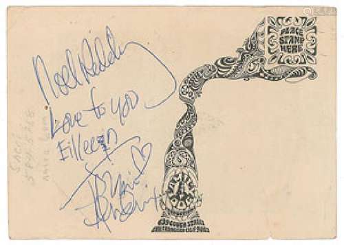 Jimi Hendrix and Noel Redding Signatures