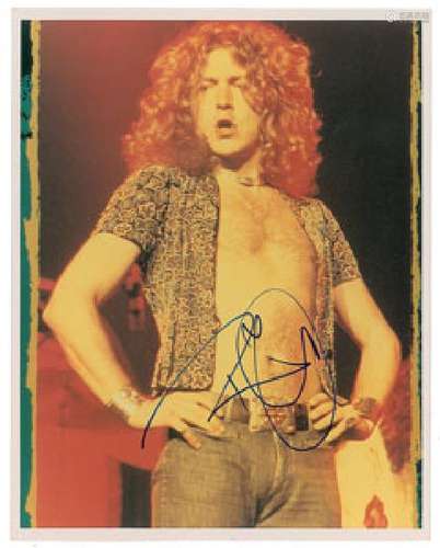 Robert Plant Signed Photograph