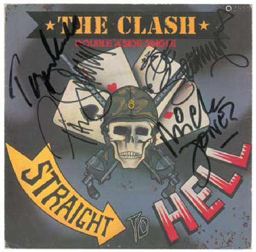 The Clash Signed 45 RPM Record