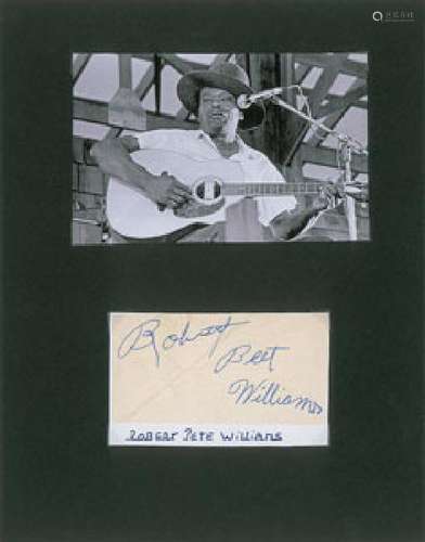 Robert Pete Williams Signature