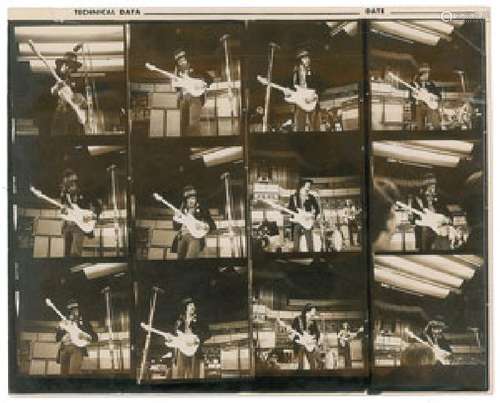 Jimi Hendrix Experience 1969 Albert Hall Contact Sheets