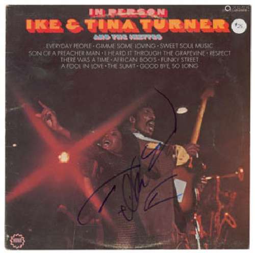 Ike and Tina Turner Signed Album