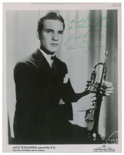 Jack Teagarden Signed Photograph