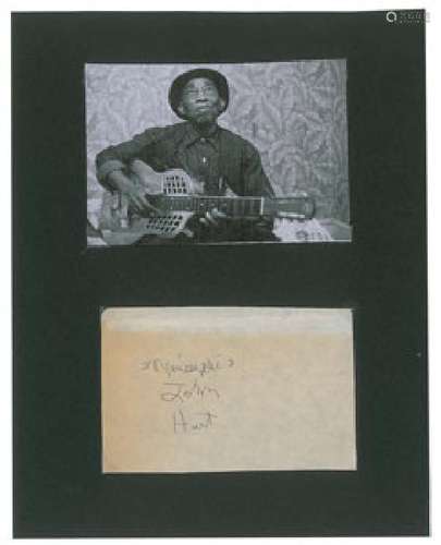 Mississippi John Hurt Signature